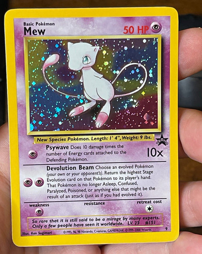 Mew foil black star promo - #9,