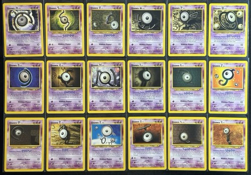 Pokémon unown lotto 18 - unown,