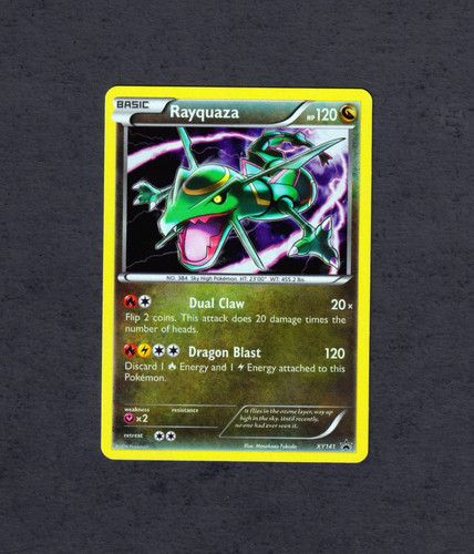 2016 pokemon rayquaza xy141 - pokemon,