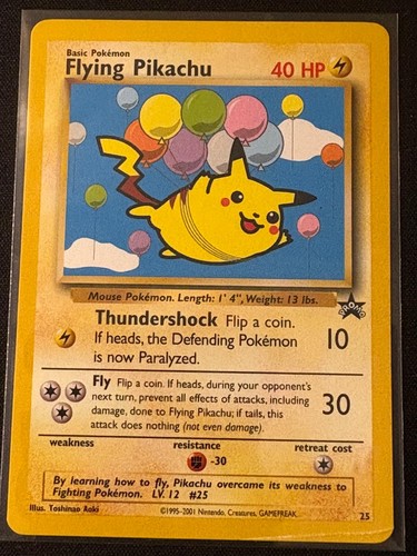Flying pikachu promo - pikachu,