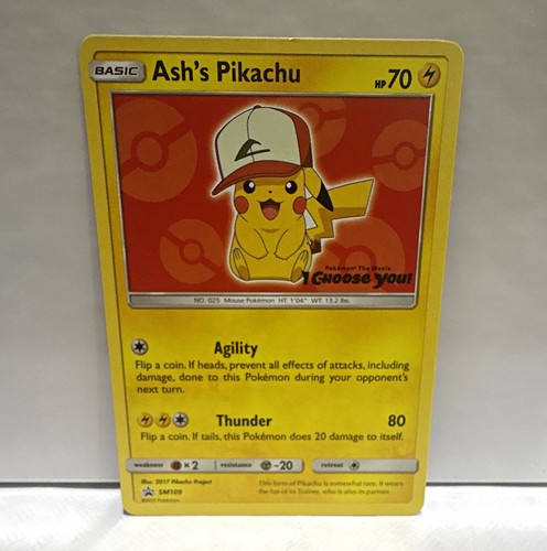 Ash pikachu sm109 - ash's, sm
