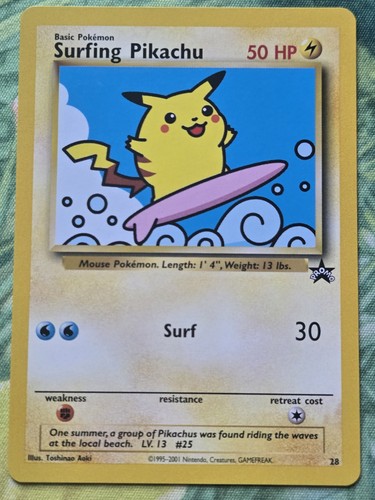 Surfing pikachu 2001 pokemon - surfing,