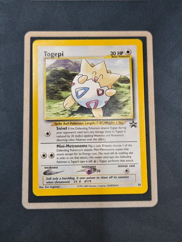 Pokemon tcg togepi black - tcg,