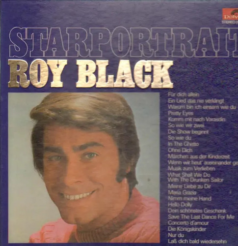 Roy black starportrait insert - roy,