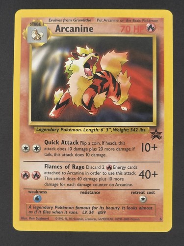 Arcanine black star - arcanine,