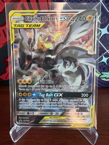 Pikachu zekrom sm168 - &,