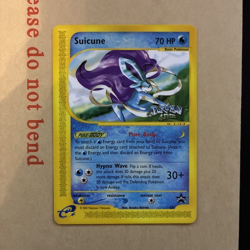 Pokemon card suicune - card,
