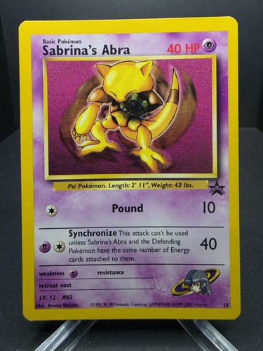 Pokemon sabrina abra 53 - sabrina's, 19/53