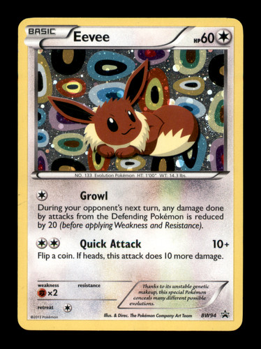 Eevee bw94 holo - bw94,