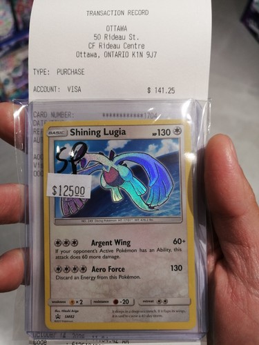 Shining lugia holo promo - lugia,