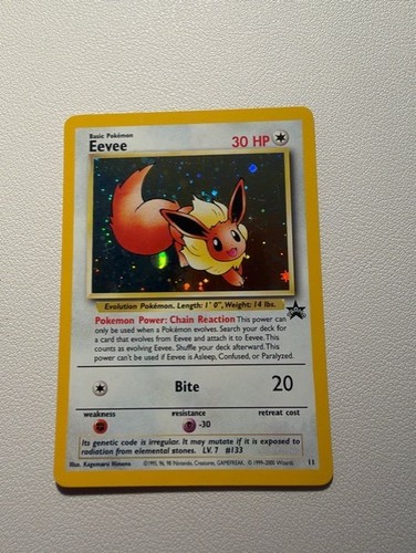 Eevee black star - star, holo