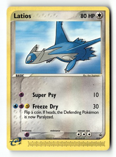 Pokemon card latios - card,